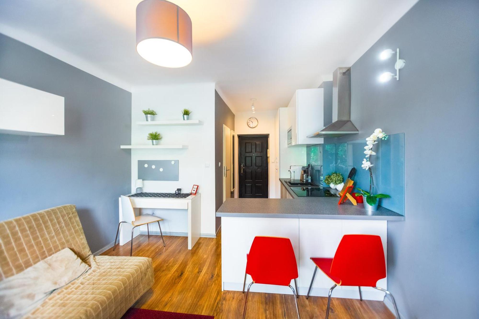 Cozy Studio Next To The Metro And City Center Warsawa Bagian luar foto