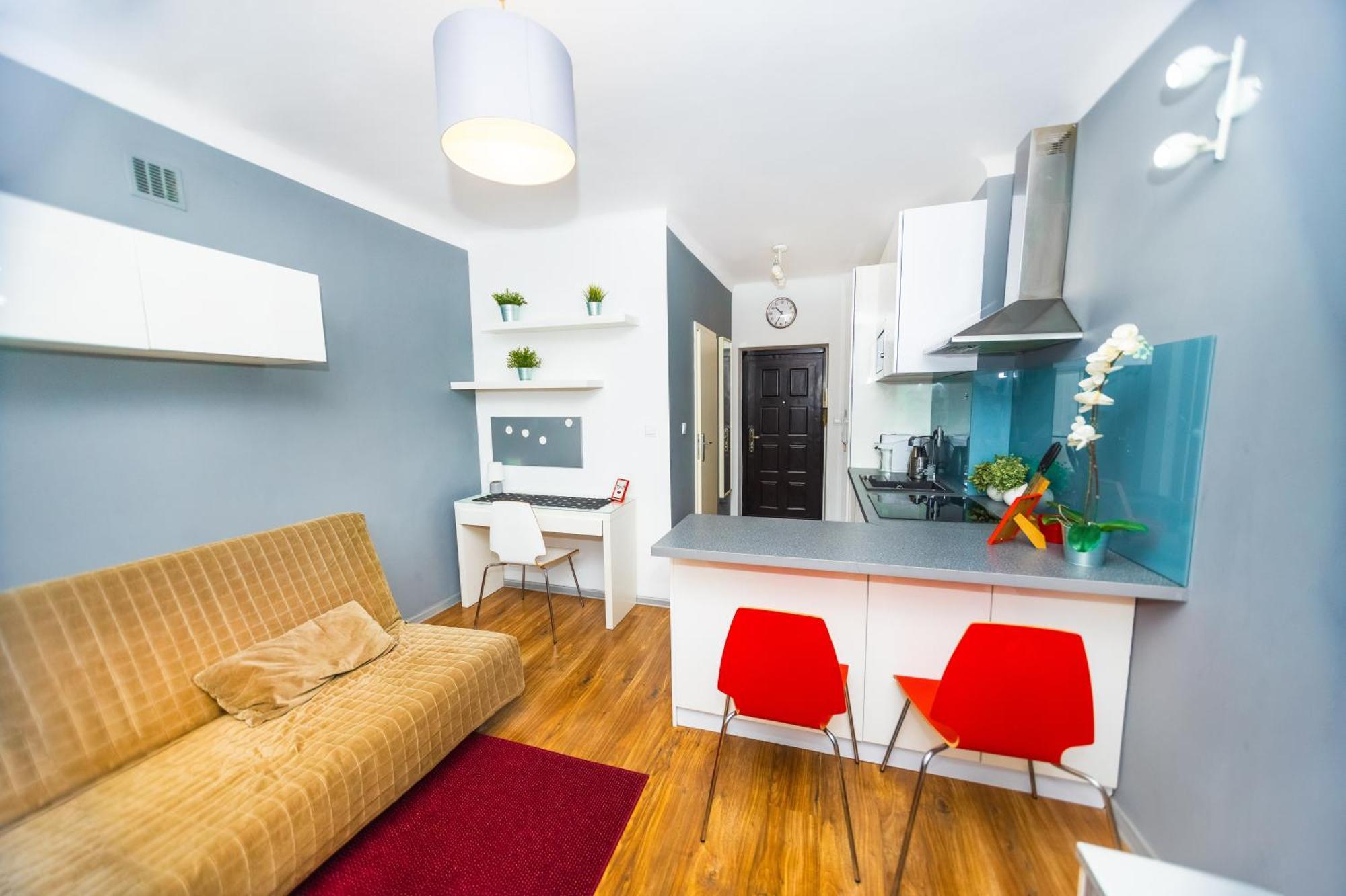 Cozy Studio Next To The Metro And City Center Warsawa Bagian luar foto